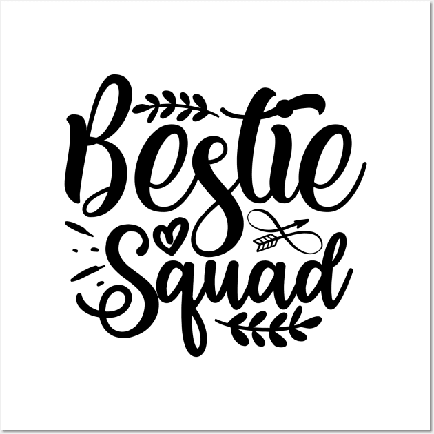 Bestie Squad Wall Art by família